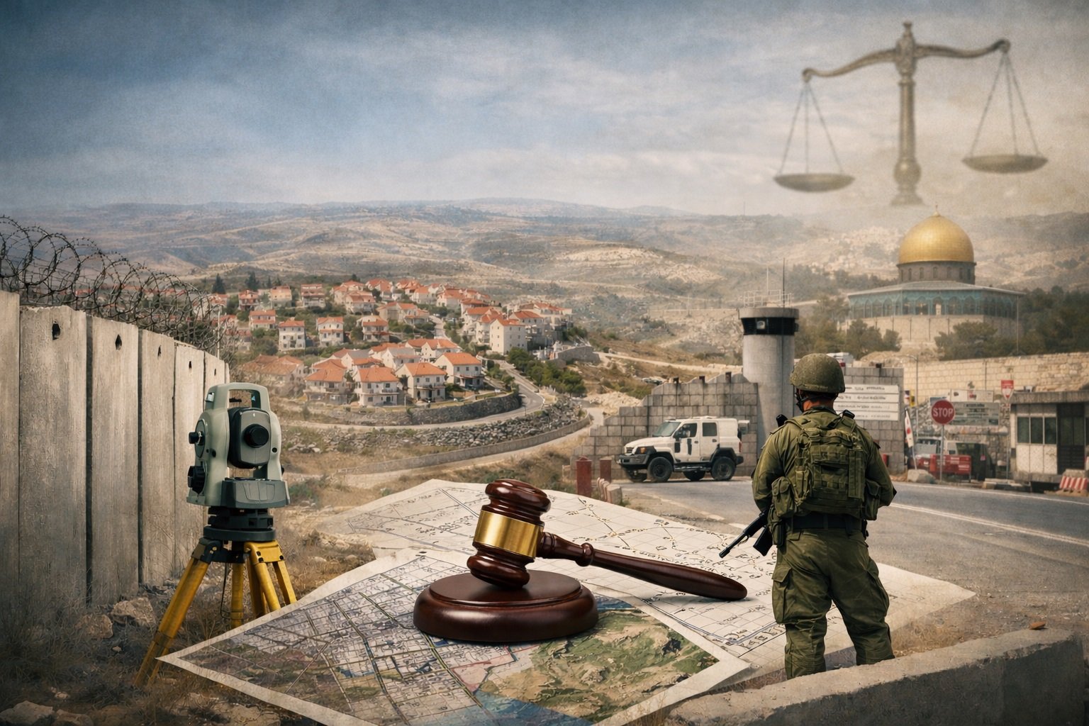الضم الزاحف في الضفة الغربية: قراءة تحليلية للقرارات الإسرائيلية الأخيرة وآثارها القانونية والجغرافية