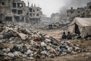 أزمة النفايات الصلبة في قطاع غزة بعد الحرب: تهديد الأمن البيئي والصحي