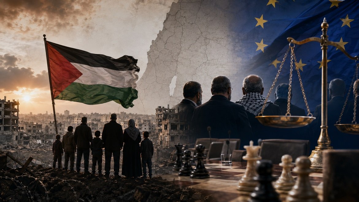 العقوبات الأوروبية وإعادة تشكيل النظام السياسي الفلسطيني              ..دراسة حالة: العقوبات الأوروبية على قيادات حركة حماس (2024–2026)